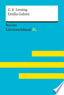 Cover of Emilia Galotti von Gotthold Ephraim Lessing