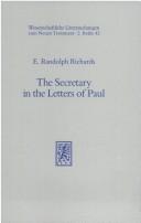 Cover of The secretary in the letters of Paul