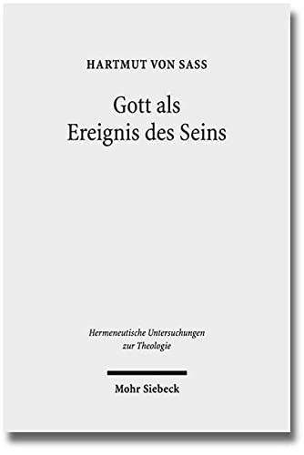 Cover of Gott als Ereignis des Seins