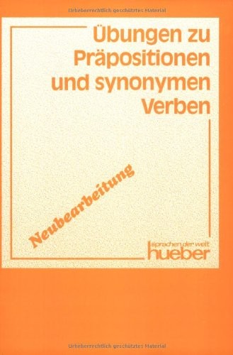 Cover of U bungen zu Pra positionen und synonymen Verben