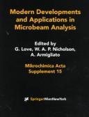 Cover of Modern Developments and Applications in Microbeam Analysis