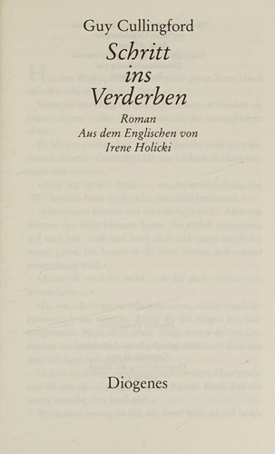 Cover of Schritt ins Verderben