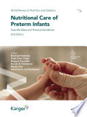 Cover of Nutritional Care of Preterm Infants