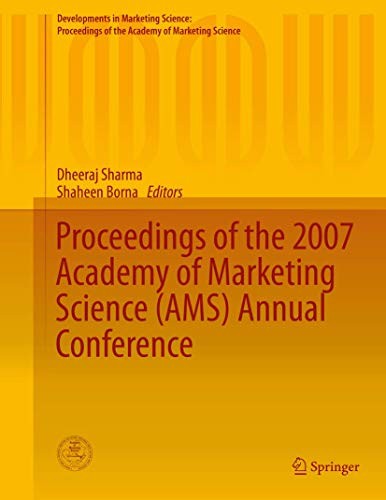 Cover of Proceedings of the 2007 Academy of Marketing Science Annual Conference