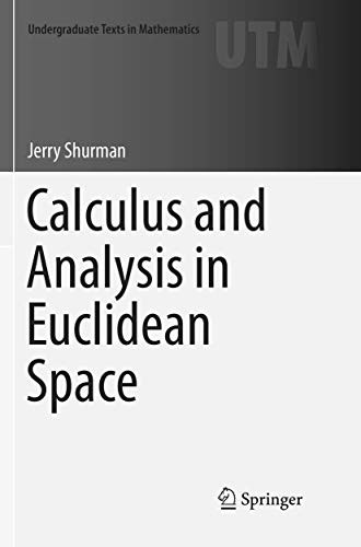 Cover of Calculus and Analysis in Euclidean Space