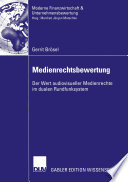 Cover of Medienrechtsbewertung