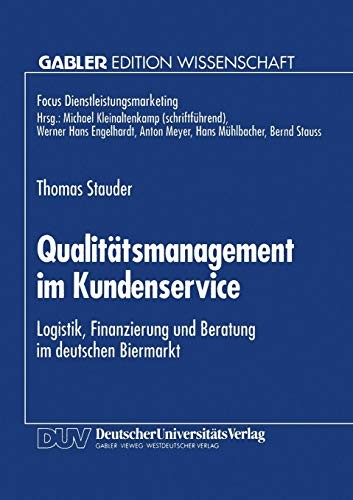 Cover of Qualitätsmanagement im Kundenservice