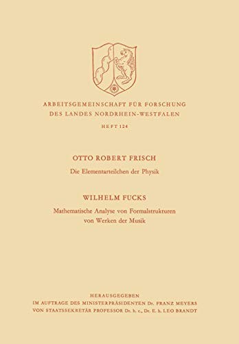 Cover of Die Elementarteilchen der Physik / Mathematische Analyse von Formalstrukturen von Werken der Musik