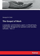 Cover of The Gospel of Mark