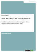 Cover of From the Ruling Class to the Power Elite