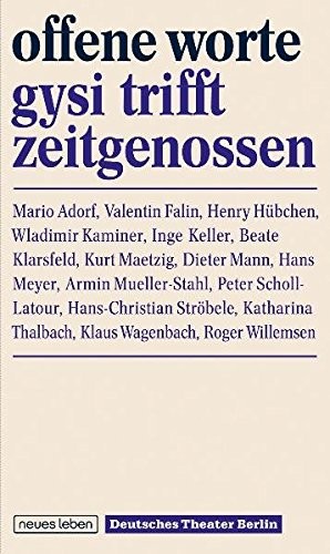 Cover of Offene Worte