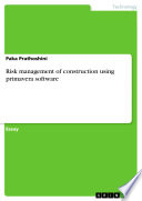 Cover of Risk management of construction using primavera software