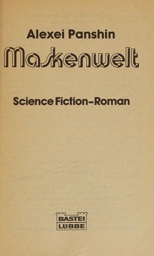 Cover of Maskenwelt