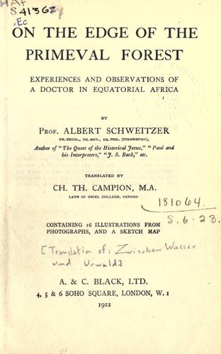 Cover of Zwischen Wasser und Urwald