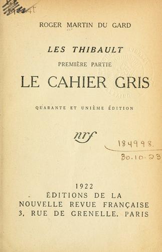 Cover of Les Thibault