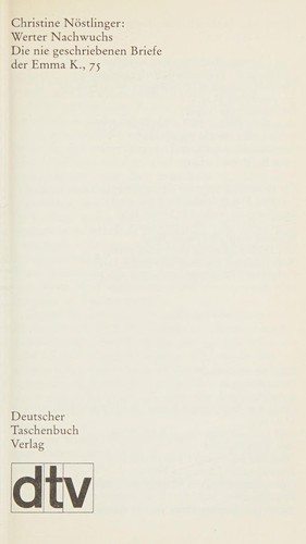 Cover of Werter Nachwuchs
