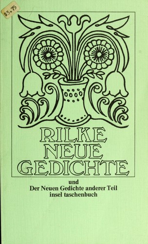 Cover of Neue Gedichte - Der Neuen Gedichte anderer Teil.