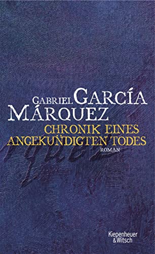 Cover of Chronik eines angekündigten Todes