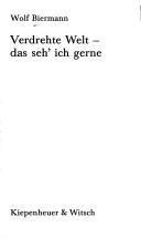 Cover of Verdrehte Welt--das seh' ich gerne