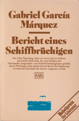 Cover of Bericht eines Schiffbrüchigen
