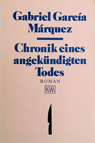 Cover of Chronik eines angekündigten Todes