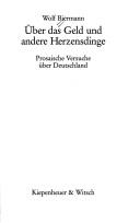 Cover of Über das Geld und andere Herzensdinge