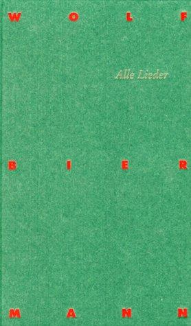 Cover of Alle Lieder