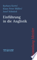 Cover of Einführung in die Anglistik