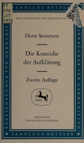 Cover of Die Komödie der Aufklärung