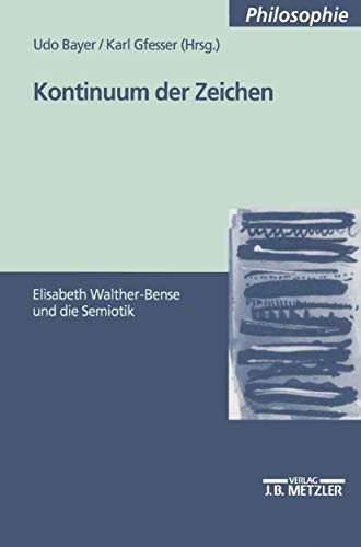 Cover of Kontinuum der Zeichen