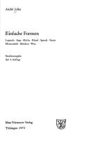 Cover of Einfache Formen