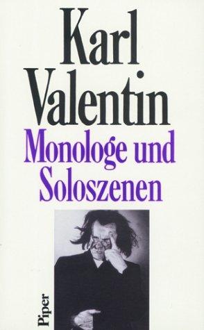 Cover of Monologe und Soloszenen