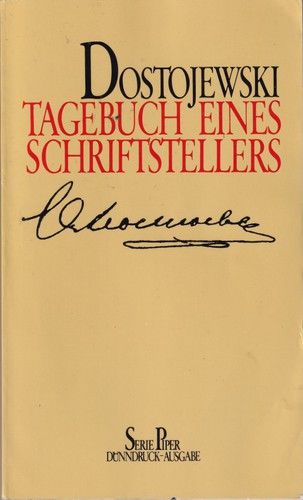 Cover of Tagebuch eines Schriftstellers. Notierte Gedanken