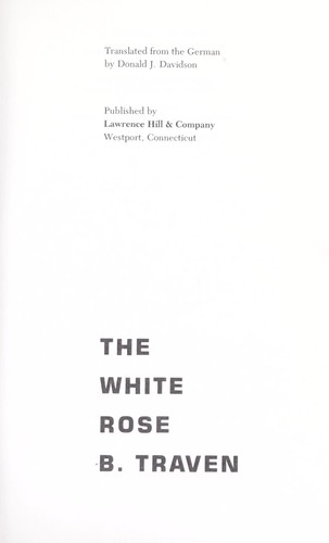 Cover of Die weiße Rose
