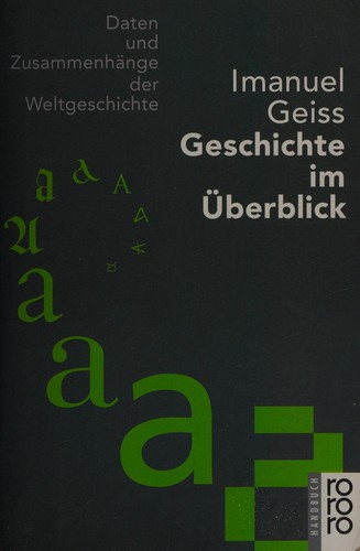 Cover of Geschichte im Überblick
