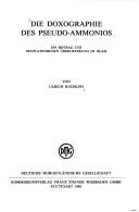 Cover of Die Doxographie des Pseudo-Ammonios