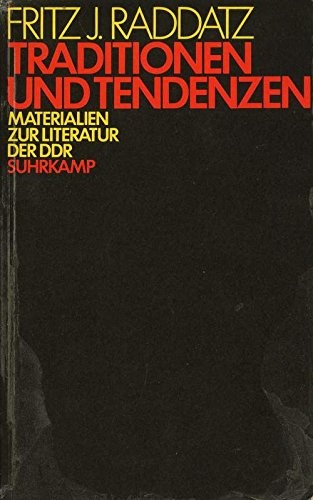 Cover of Traditionen und Tendenzen