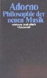 Cover of Philosophie der neuen Musik