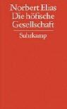 Cover of Die höfische Gesellschaft