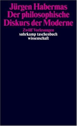 Cover of Der philosophische Diskurs der Moderne. Zwölf Vorlesungen