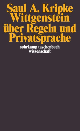 Cover of Wittgenstein on rules and private language