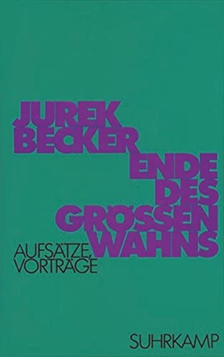 Cover of Ende des Gröenwahns
