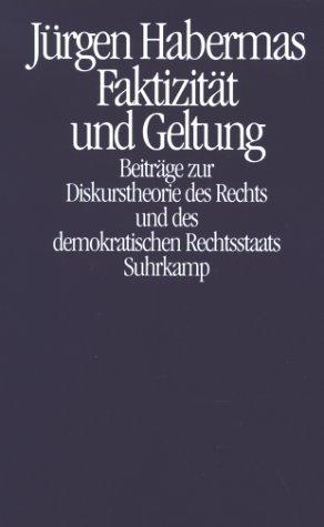 Cover of Faktizität und Geltung