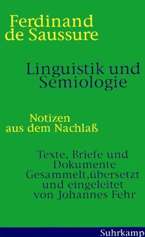 Cover of Linguistik und Semiologie