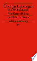 Cover of Über das Unbehagen im Wohlstand