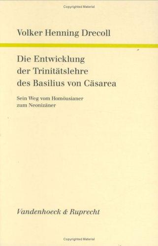 Cover of Die Entwicklung der Trinitätslehre des Basilius von Cäsarea