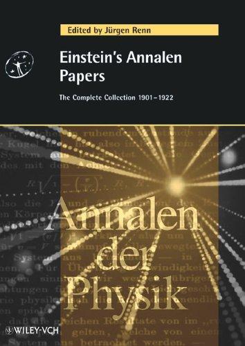Cover of Einstein's Annalen Papers