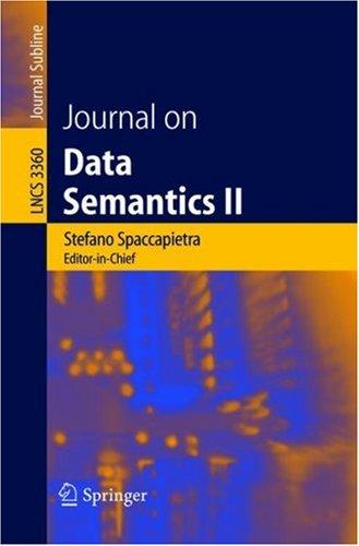 Cover of Journal on Data Semantics II