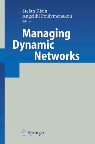 Cover of Managing Dynamic Networks