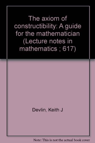 Cover of The Axiom of Constructibility